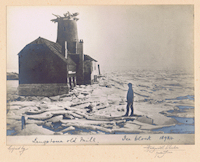 1894 Langstone Mill in ice